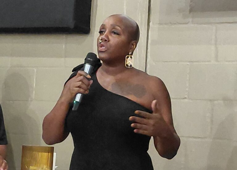 annette speaking in action